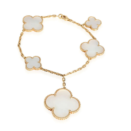 [Shinejoy]MAGIC CLOVER MOP GOLD BRACELET 5 MOTIFS