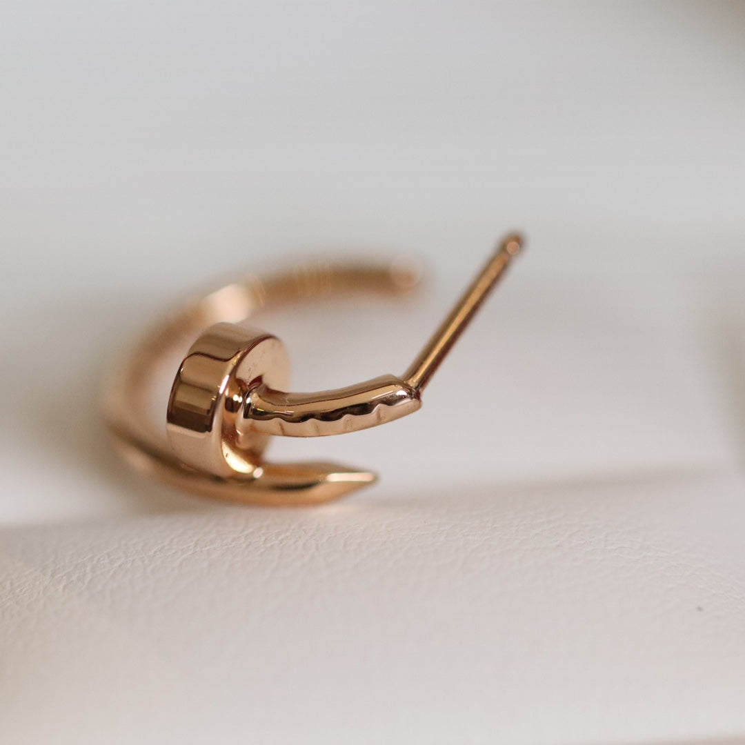 [Shinejoy]JUSTE EARRINGS PINK GOLD