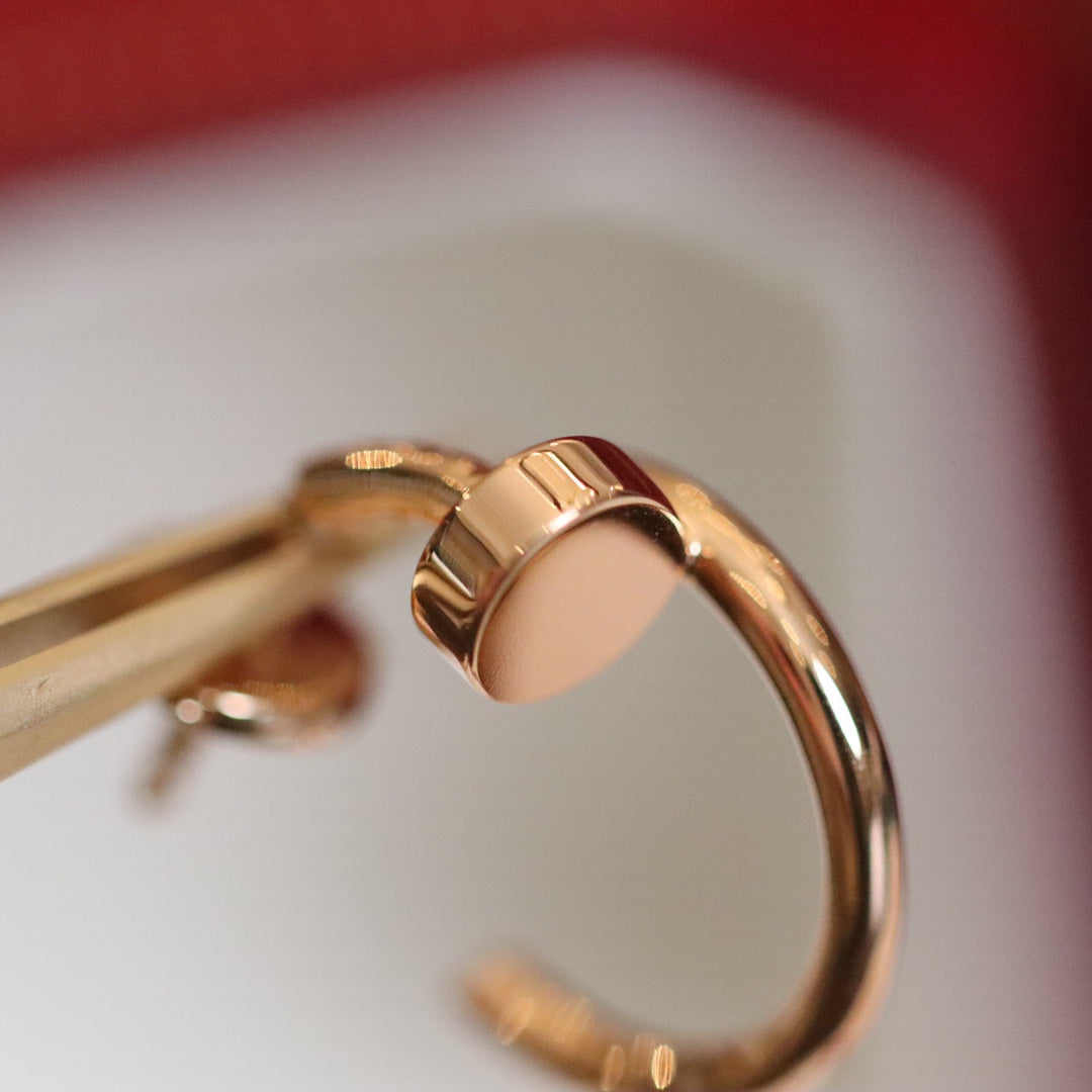 [Shinejoy]JUSTE EARRINGS PINK GOLD
