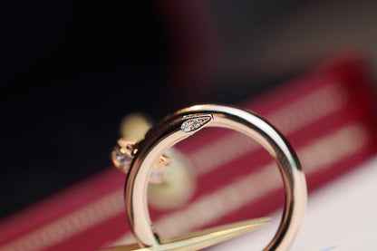 [Shinejoy]JUSTE RING 2.65MM PINK GOLD DIAMOND