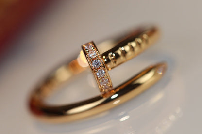 [Shinejoy]JUSTE RING 2.65MM GOLD DIAMOND