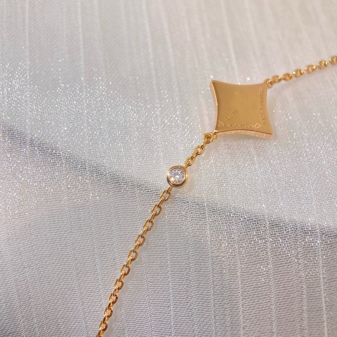 [Shinejoy]COLOR STAR PINK GOLD DIAMOND BRACELET