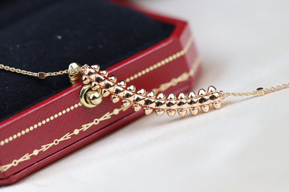 [Shinejoy]CLASH PINK GOLD NECKLACE