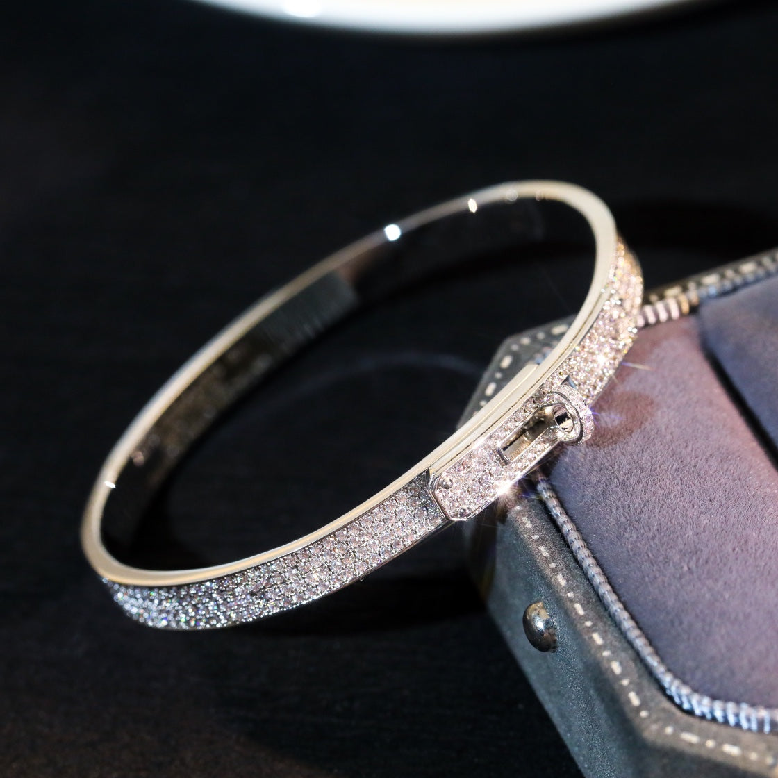 [Shinejoy]KELLY BRACELET DIAMOND PAVED