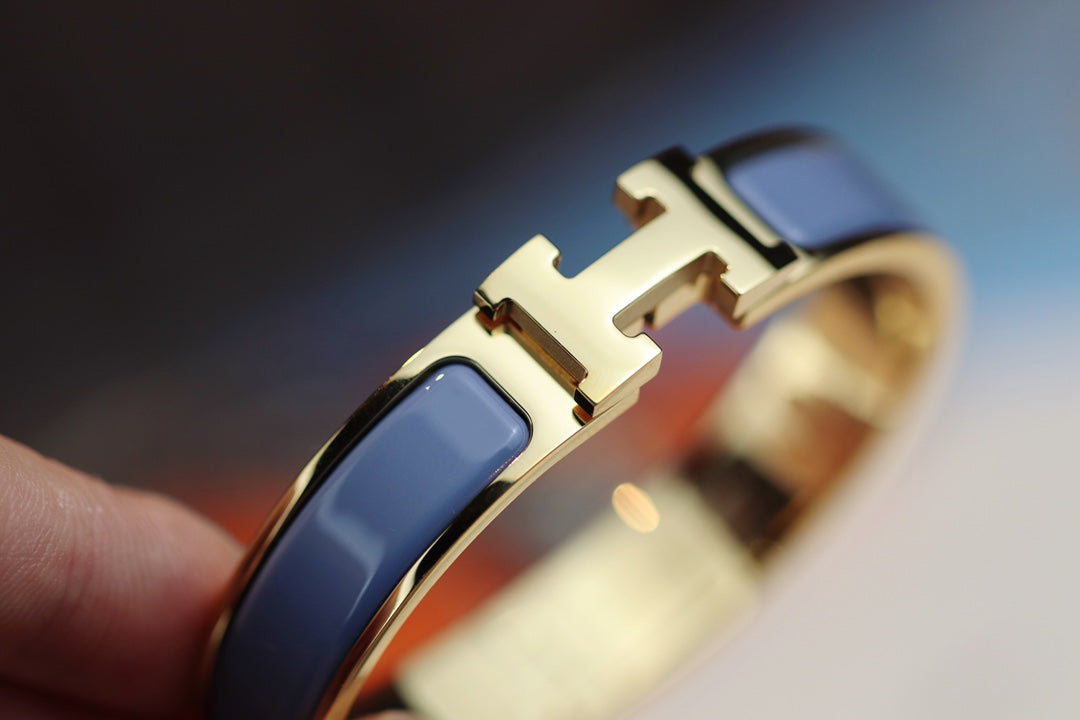 [Shinejoy]H BRACELET 12MM BLUE GRAY