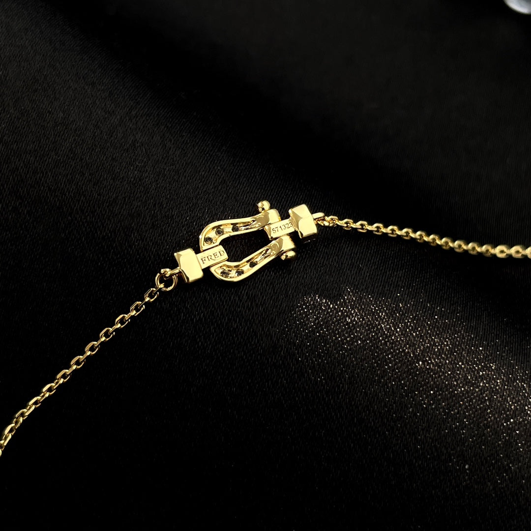 [Shinejoy]FORCE 10 FULL DIAMOND BUCKLE CHAIN LINK MINI MODEL