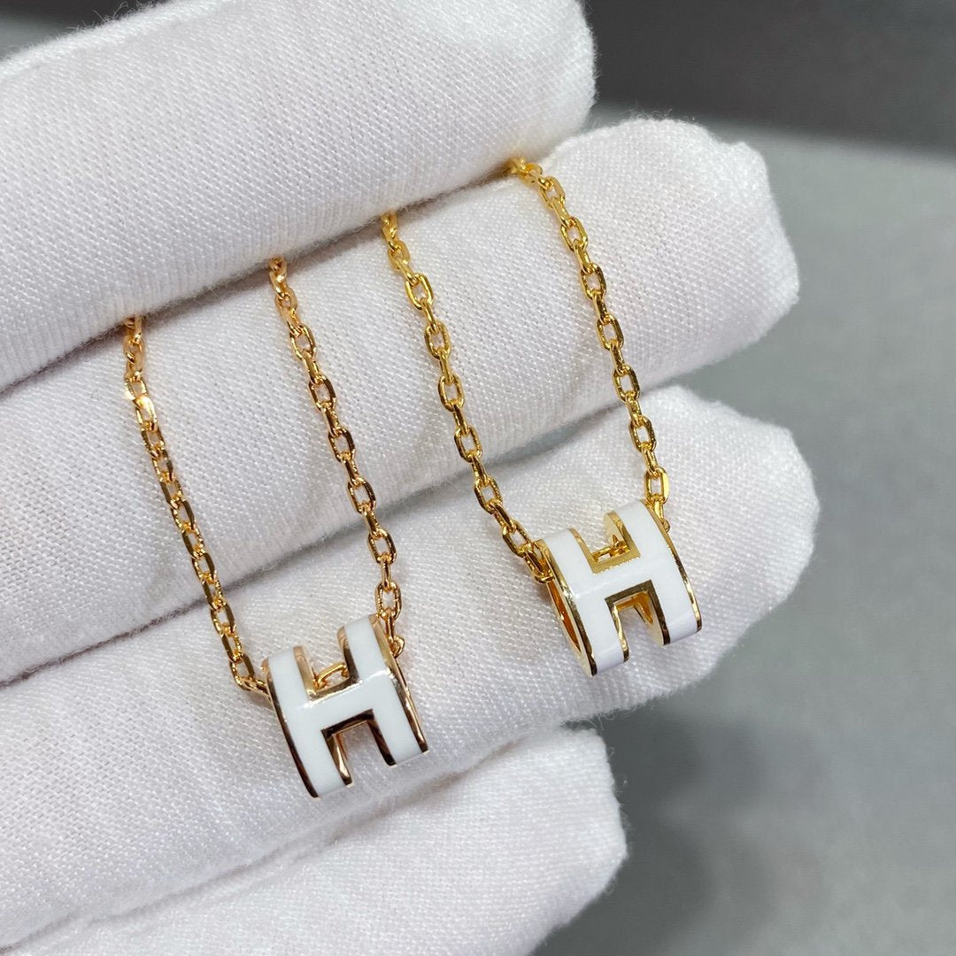 [Shinejoy]MINI POP H NECKLACE