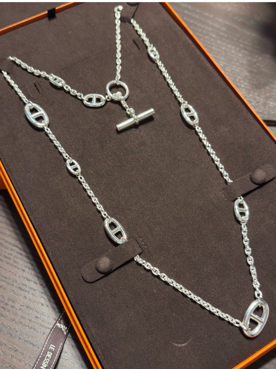 [Shinejoy]Classic Silver Sweater Chain