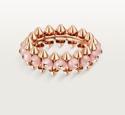 [Shinejoy]CLASH ELEGANT Shinejoy GOLD RING FEATURING NATURAL AGATE