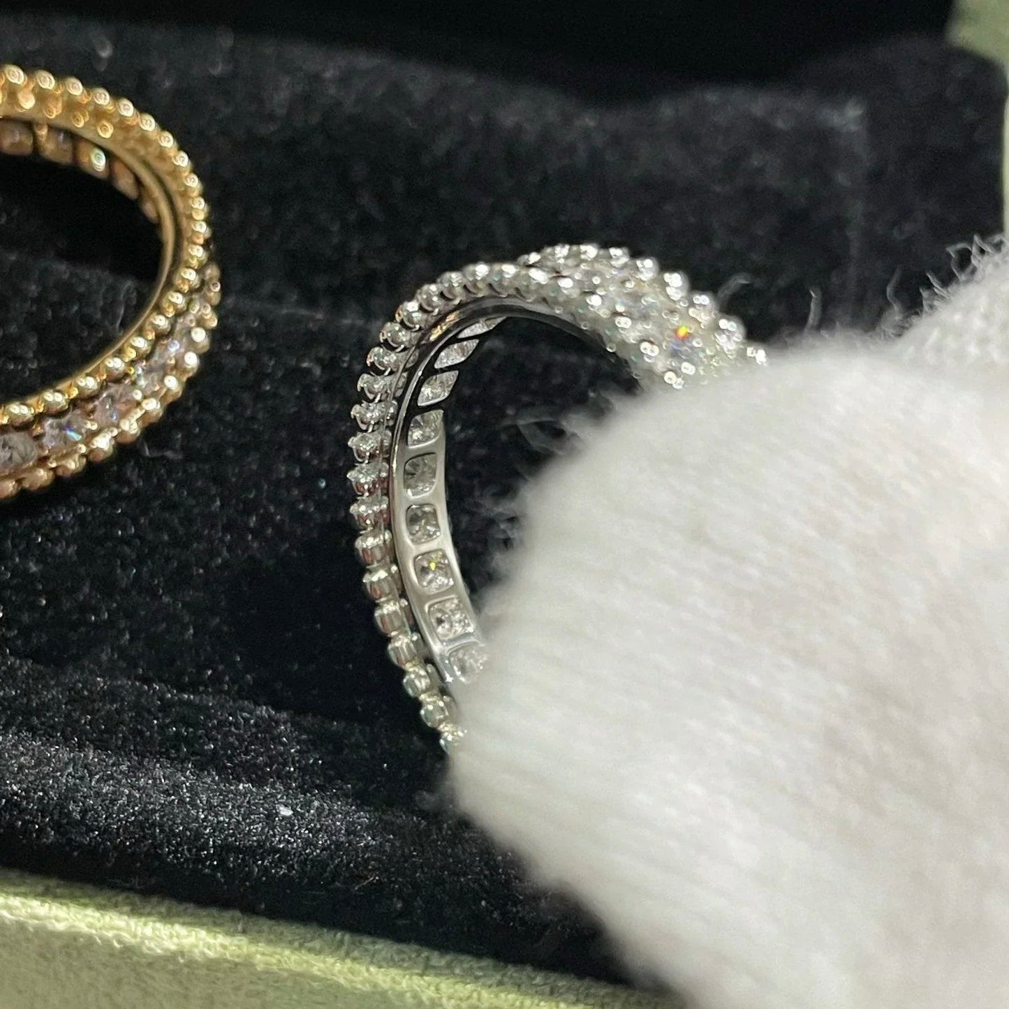 [Shinejoy]PERLEE DIAMOND SILVER RING