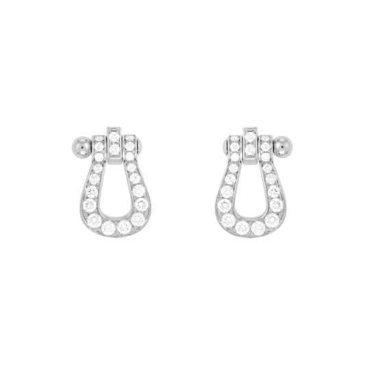 [Shinejoy]FORCE 10 FULL DIAMOND STUD EARRINGS MINI MODEL