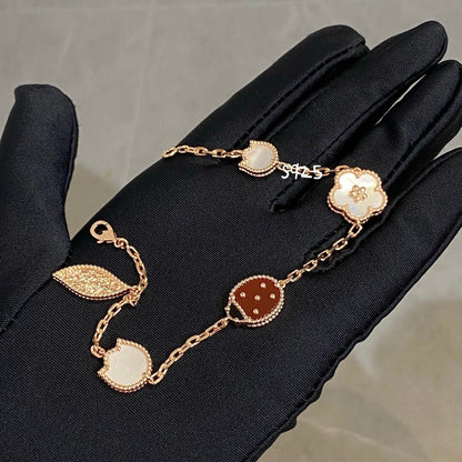 [Shinejoy]LUCKY SPRING 5 MOTIF BRACELET