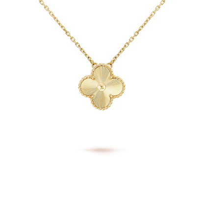 [Shinejoy]CLOVER 15MM LASER NECKLACE AND BOX