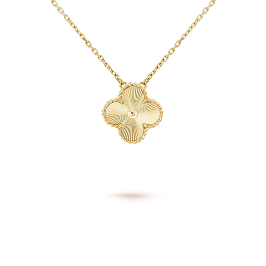 [Shinejoy]CLOVER 15MM LASER NECKLACE AND BOX