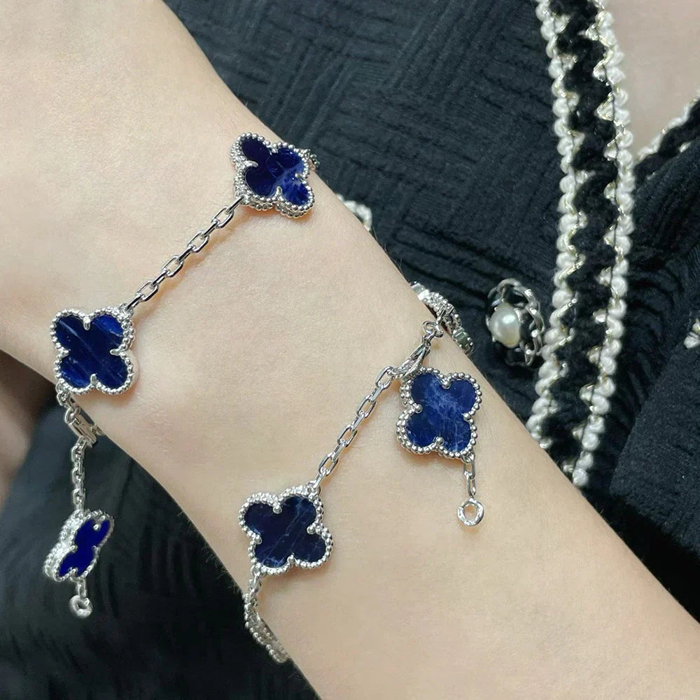 [Shinejoy]CLOVER 5 MOTIF PIETERSITE BRACELET COLLECTION