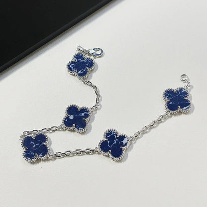 [Shinejoy]CLOVER 5 MOTIF PIETERSITE BRACELET COLLECTION