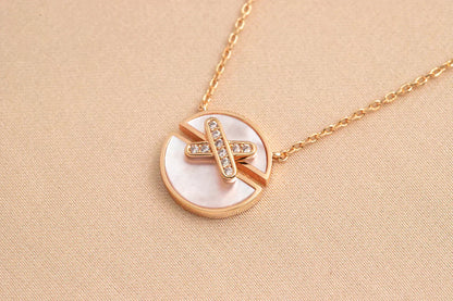 [Shinejoy]JEUX DE Shinejoy GOLD DIAMOND NECKLACE