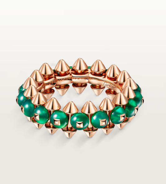 [Shinejoy]CLASH ELEGANT Shinejoy GOLD RING FEATURING NATURAL AGATE