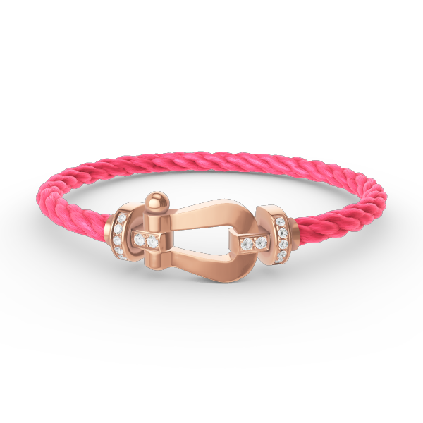 [Shinejoy]FORCE LARGE HORSESHOE HALF DIAMOND BRACELET Shinejoy GOLD