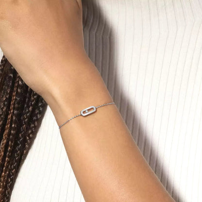 [Shinejoy]Move Uno Diamond Bracelet