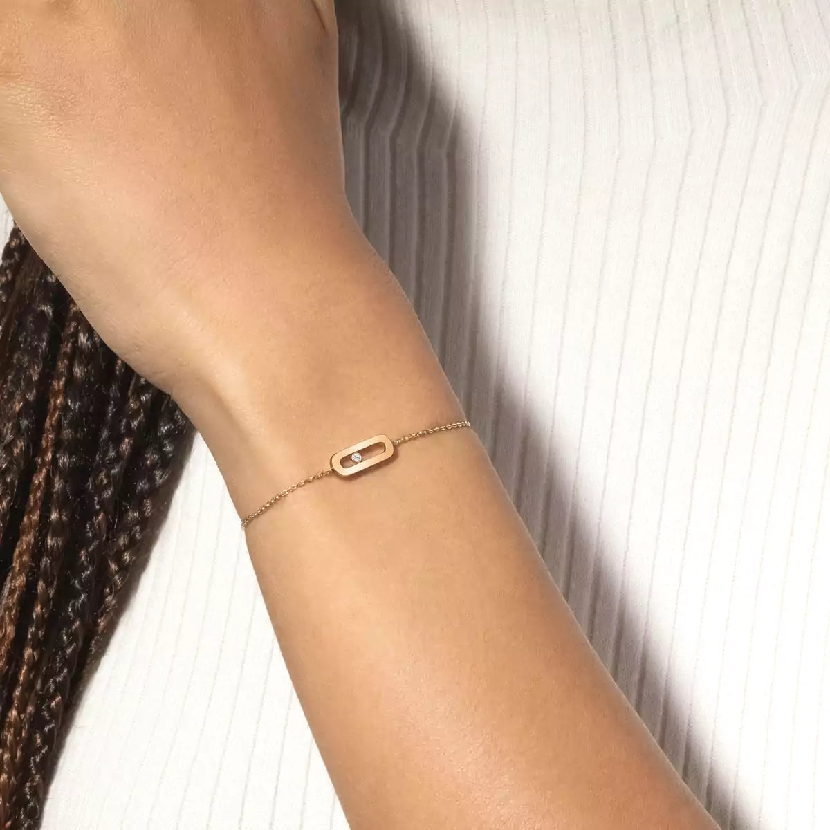 [Shinejoy]Move Uno Diamond Bracelet