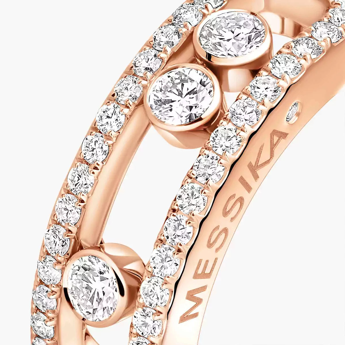 [Shinejoy] Move Gold Diamond Pave_ Ring