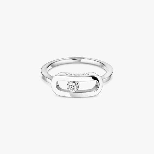 [Shinejoy]Move Uno Diamond Ring in Gold