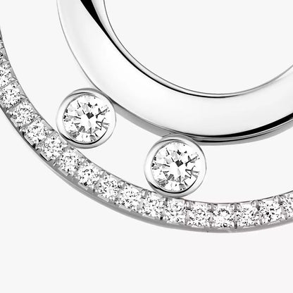 [Shinejoy]Move Romane Small Diamond Hoop Earrings