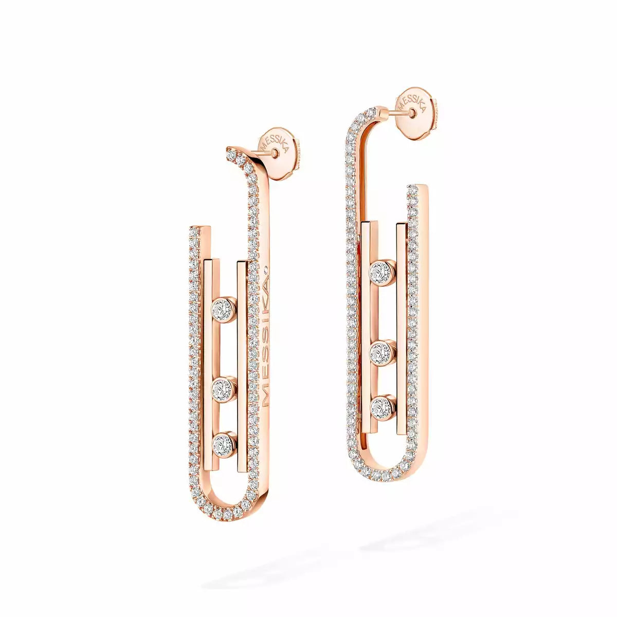 [Shinejoy]Diamond Pendant Earrings Move 10Th