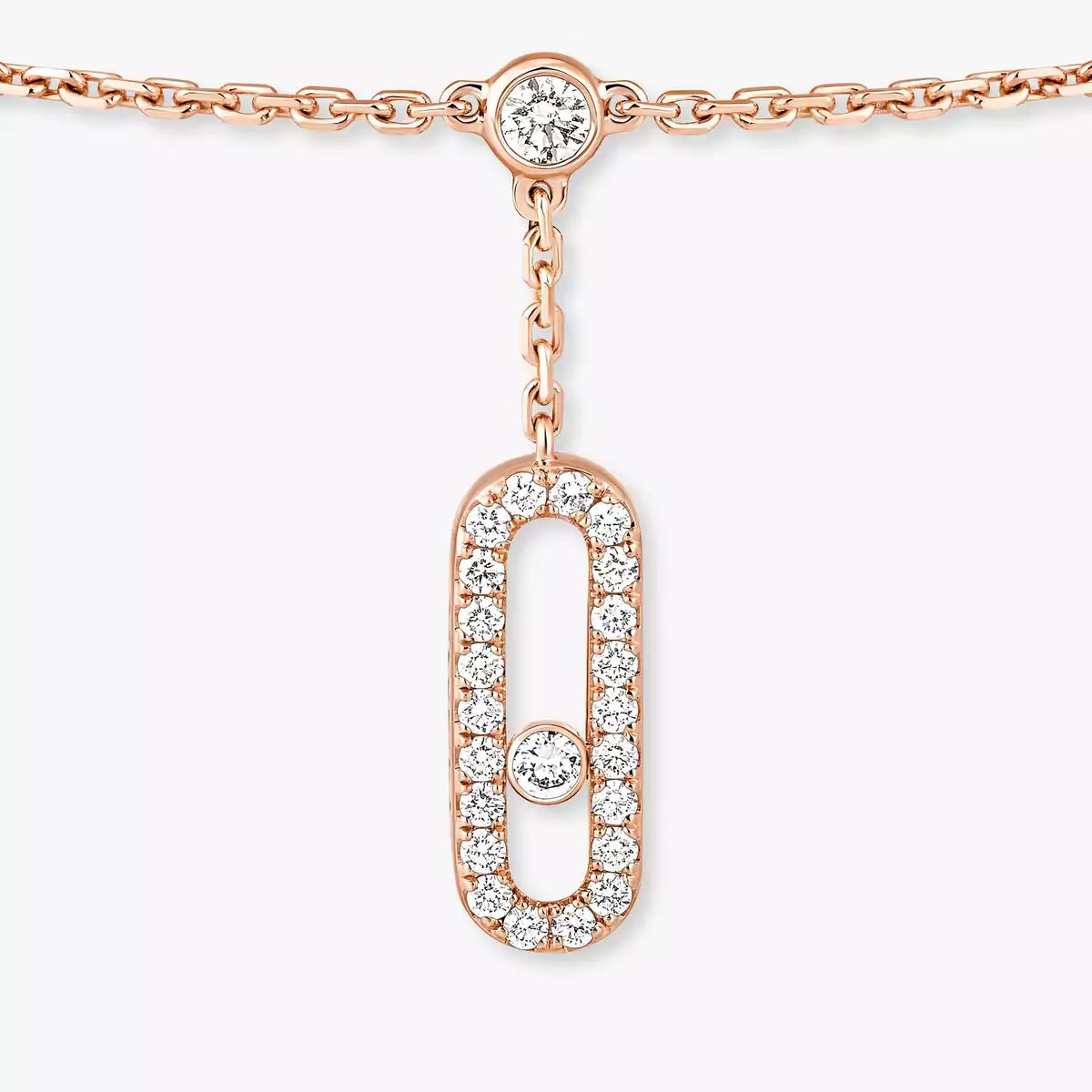 [Shinejoy] Move Uno pavé ankle bracelet