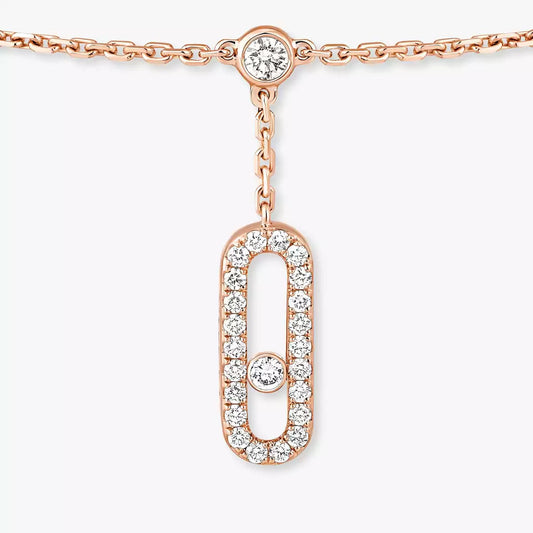 [Shinejoy] Move Uno pavé ankle bracelet