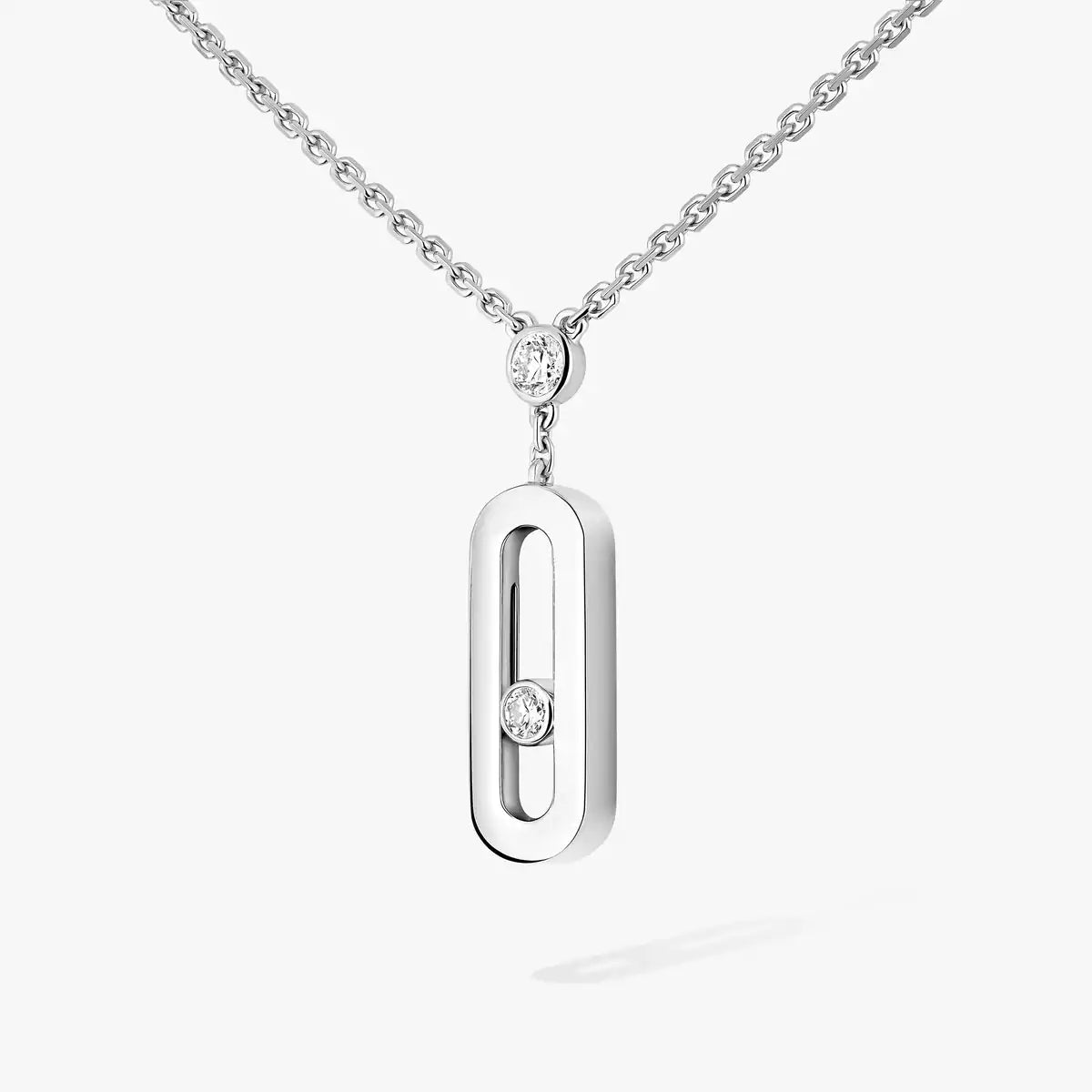 [Shinejoy] Move Uno Gold Diamond Long Necklace