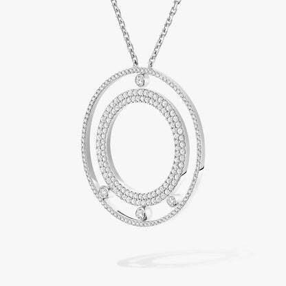 [Shinejoy]Move Romane Long Pave_-Set Diamond Necklace