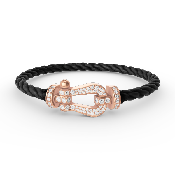 [Shinejoy]FORCE LARGE HORSESHOE FULL DIAMOND BRACELET Shinejoy GOLD