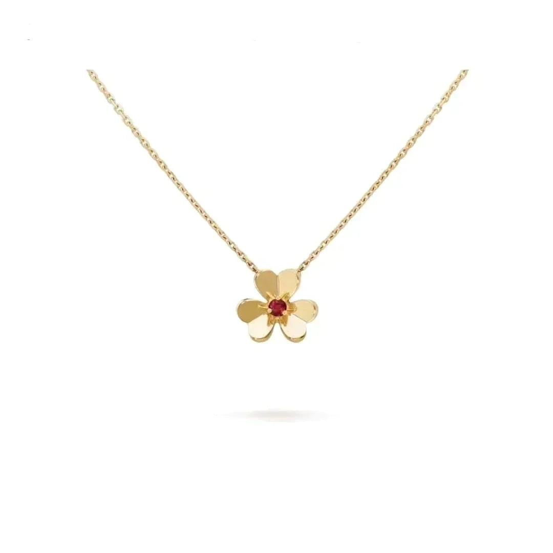 [Shinejoy]FRIVOLE GOLD FLOWER NECKLACE
