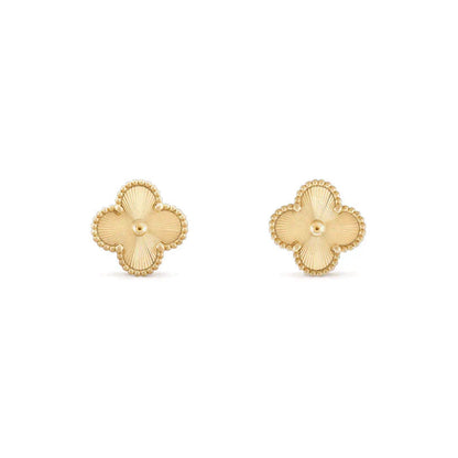 [Shinejoy]CLOVER MEDIUM 1 MOTIFS LASER EARRINGS