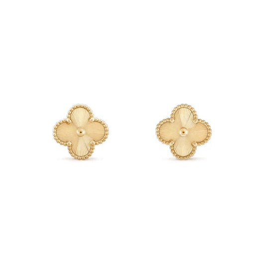 [Shinejoy]CLOVER MEDIUM 1 MOTIFS LASER EARRINGS